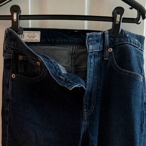 GAP 90s Straight High Rise Dark Wash Jeans